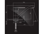 Смеситель для умывальника Elghansa EMERALD New 16A1010 однорычажный