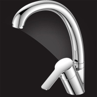 Смеситель для кухни Elghansa EMERALD New 5600410 высокий, однорычажный