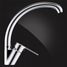 Смеситель для кухни Elghansa EMERALD New 5600410 высокий, однорычажный