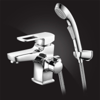 Смеситель для умывальника с гигиеническим душем Elghansa SCARLETT NEW 1612245-BR01 однорычажный