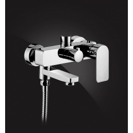 Душевая система Elghansa SHOWER SET 2332269-2L Set-12, однорычажная, излив, стойка, верхний и ручной