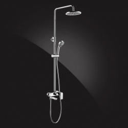 Душевая система Elghansa SHOWER SET 2332269-2L Set-12, однорычажная, излив, стойка, верхний и ручной