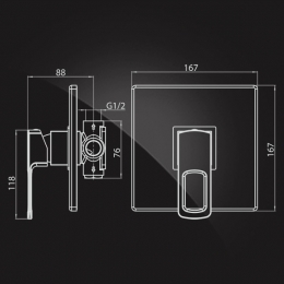 Смеситель встраиваемый Elghansa SCARLETT NEW 3422245