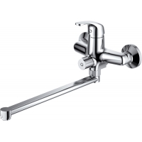 Смеситель для ванны ESKO Riga RG31, длинный излив, с душевым комплектом