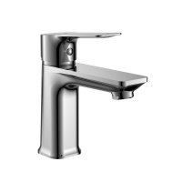 Смеситель для умывальника Rossinka RS27-11, однорычажный, литой излив