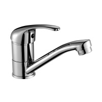 Смеситель для кухни, для умывальника Rossinka A35-22, однорычажный, поворотный короткий излив