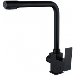 Смеситель для кухни VIEIR V15025C, с выходом для фильтра, рычажный, высокий Г-излив, черный