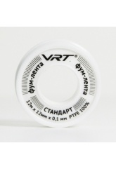 Фум-лента тефлон вода  VRT 19мм*0,25мм*15м