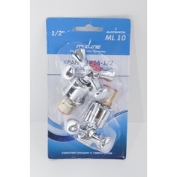 Кран-букса+маховик MIXLINE кер. ML10 (пара)