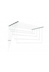 Сушилка д/белья потолочная Лиана 2,30м белая