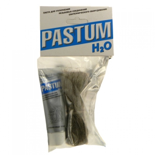 Комплект уплотнительная паста + лен Pastum H2O 25/7гр купить в интернет магазине Санрай73