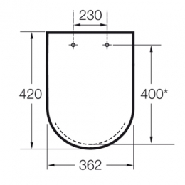 Крышка-сиденье лакированная soft close для унитаза Meridian-N 342248/346248