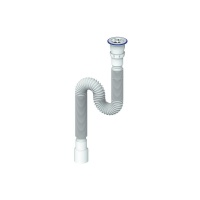 Сифон D230 гофрированный UNICRON 1 1/2x40x50 (120см)