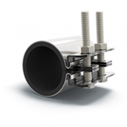 Хомут ремонтный оцинкованный 1 (32мм) ширина 70мм