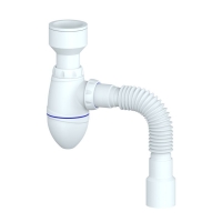 Сифон К225 для писсуара UNICORN с выходом 50 и гофрой