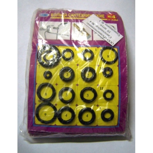 Рем.набор Zox №4 (Сантехнические кольца, резина) купить в интернет магазине Санрай73