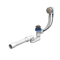 Перелив EM601TR п/а с сифоном плоский 520мм (металл)