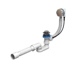 Перелив EM601TR п/а с сифоном плоский 520мм (металл)