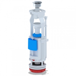 Сливная колонка 2-ух метал. кн. WC7050М АНИ пласт