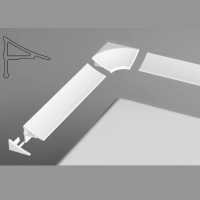 Универсальная декоративная планка 6/2000мм белая Ravak