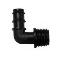 Муфта для трубки Г-обр. 16мм х 1/2" нар Green Helper