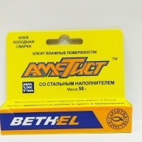 Клей холодная сварка АМЕТИСТ Сталь 58г (блистер)