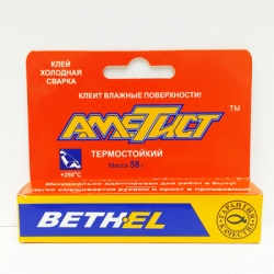 Клей холодная сварка АМЕТИСТ Термостойкий 58г (блистер)