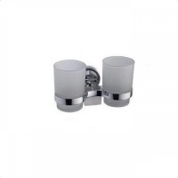 Стакан настенный, двойной, стекло (серия 15) Borneo