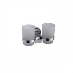 Стакан настенный, двойной, стекло (серия 15) Borneo