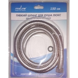 Шланг для душа MIXLINE ЛЮКС, растягивающийся 150 см, блистер