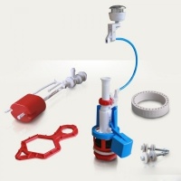 Арматура 1кн,хром, нижний подвод, тросиковая АС-15М РБМ