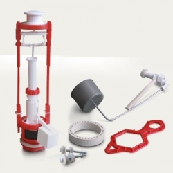 Арматура 1кн,бел., бок\подвод, эконом РБМ