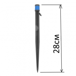 Разбрызгиватель круговой на стойке 28см, 80л/ч, рабочее давление 1,0 bar  Green Helper