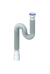 Гибкая труба D125 1 1/2 *40/50 (1200 мм) с гайкой, плоская прокладка UNICORN