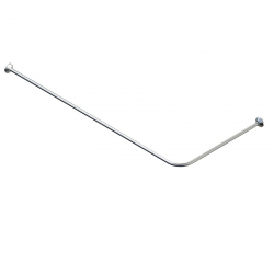 Карниз для ванны Угловой 1,00х1,80 металл хром