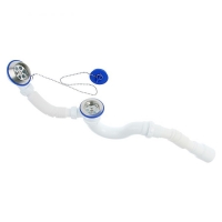 Обвязка на ванну S32 UNICORN прямоточный с цепочкой