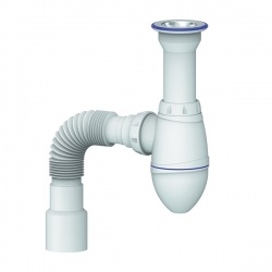 Сифон А120 UNICORN литой выпуск, с гофрой