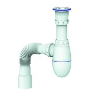 Сифон B220 малая чаша UNICORN с гофрой