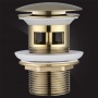 Донный клапан Elghansa WASTE SYSTEMS WBT-122-Bronze для раковины с переливом, бронза