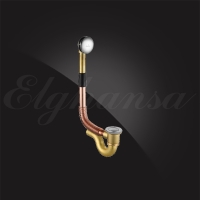 Сифон для ванны Elghansa WASTE SYSTEMS WBT-315 слив-перелив для ванны с коленом,