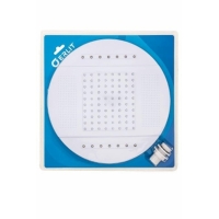 Верхний душ ERLIT 250 мм белый, с подсветкой, блистер