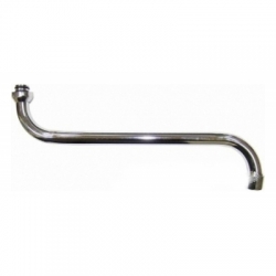 Излив для смесителя для ванны Тула У143У, круглый, S-образный, 42см