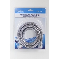 Шланг для душа MIXLINE ЛЮКС, растягивающийся 175 см, блистер