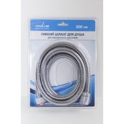 Шланг для душа MIXLINE ЛЮКС, растягивающийся 200 см, блистер