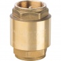 Клапан обратный 1 1/2"вр Stout пружинный муфтовый с металлическим седлом
