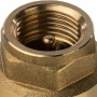 Клапан обратный 1/2"вр Stout пружинный муфтовый с металлическим седлом