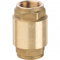 Клапан обратный 3/4"вр Stout пружинный муфтовый с металлическим седлом