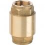 Клапан обратный 3/4"вр Stout пружинный муфтовый с металлическим седлом
