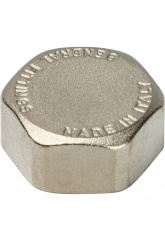 Заглушка 3/4"вр Stout никелированная латунная