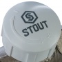 Клапан термостатический со сгоном прямой 1/2" ВР/НР Stout